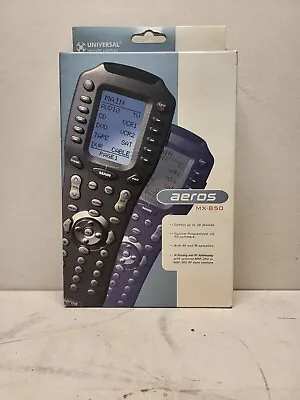 Aeros MX-850 Programmable Universal Remote Gray W/ LCD Screen • $53.99