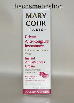 Mary Cohr Creme Anti-Rougeurs Instantanee - Instant Anti-Redness Cream 15ml BNIB • £40.74