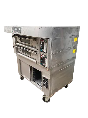 £2995 • Buy Salva Oven 4 Tray 2 Deck Pizza Commercial Bakery FULLY REFURBISHED 3 Month Wrnty