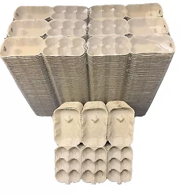 Bulk Buy 924 ½ Dozen New Grey Egg Cartons / Egg Boxes For Duck/chicken/hen Eggs • £79.99