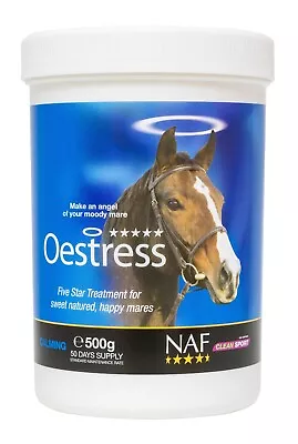 NAF Oestress Powder 500G Calming Horse Supplement + FREE UK DELIVERY • £26.99