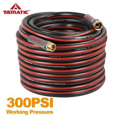 YAMATIC Garden Hose Ultra Durable Water Hose 5/8 Inch For All-weather Outdoor • $72.79