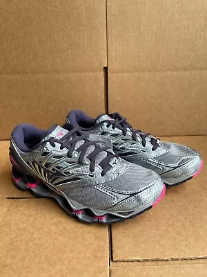 Mizuno Women Wave Prophecy 8 Running Shoe Quarry Graphite NEW Size 7 (9U9G) • $120