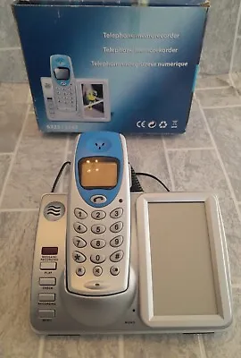 Touchscreen Cordless Phone  Memo Recorder With Clock Wall Mounted • £12