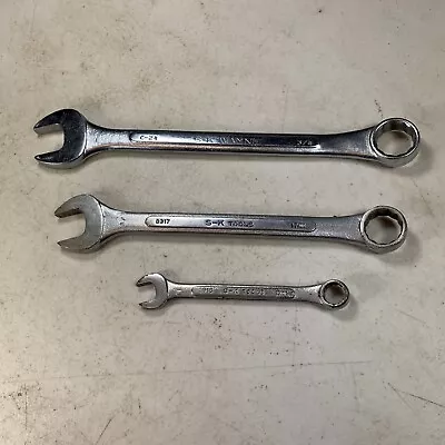 S-K WAYNE TOOLS - Lot Of 3 Combination Wrenches12 Point (3/4” 17mm & 10mm) • $28.50