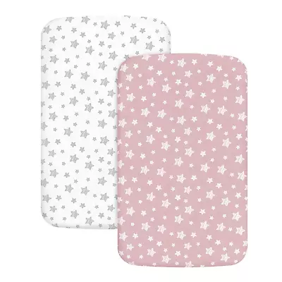 Bedside Sleeper Bassinet Sheets 2 Pack Compatible With Mika Micky & Miclassic &  • $33.90