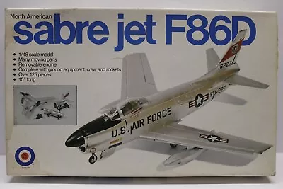 1:48 North-American Sabre Jet F86D Model Kit #9009 • $13.99