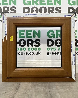 Small Bathroom Window Upvc Pvc Pvcu Brown Golden Oak External Exterior Brand New • £147.40