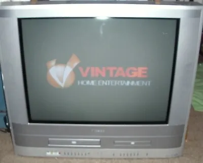$199.99 • Buy TOSHIBA 24 CRT TV DVD VCR VHS Combo Retro Gaming MW24FP1 -Very Nice No Remote