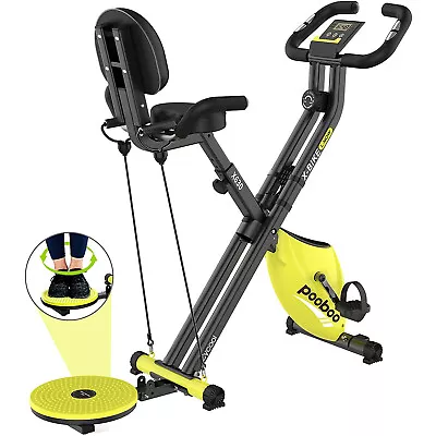 Green Upright Stationary Exercise Bike 3 In 1 Indoor Cycling Cardio Workout Bike • $159.99