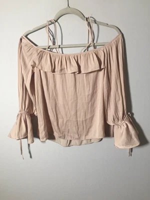 $16.54 • Buy Forever New Womens Nude Off Shoulder Blouse Top Size 8 Long Sleeve