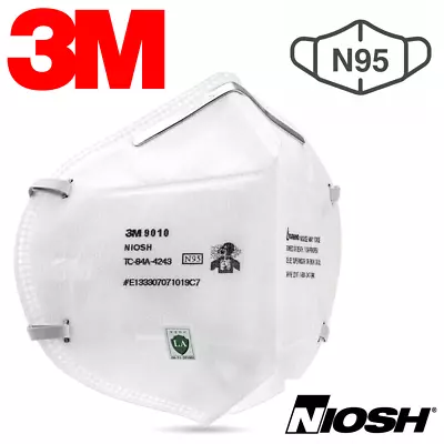  1 PIECE: 3M 9010 N95 Respirator Face Mask Cover NIOSH Approved CDC Level FFP2  • $2.95