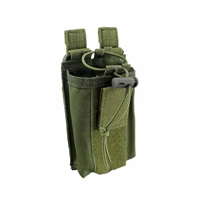 Tactical Radio Holder Molle Radio Pouch Case Heavy Duty Radios Holster Bag • $8.89