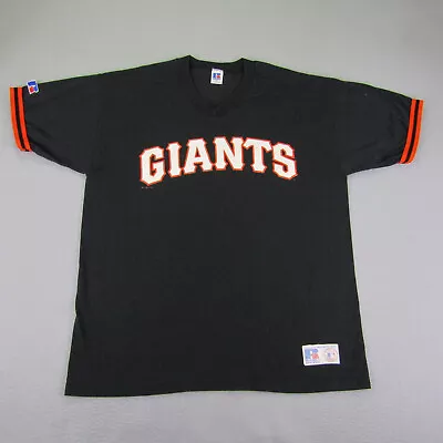 Vintage San Francisco Giants Shirt Mens XL Black Matt Williams Russell 1996 90s • $25.98