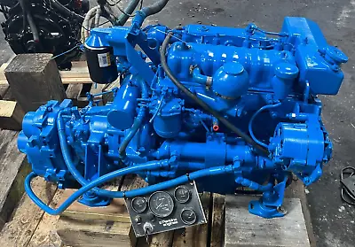 Perkins 4-108 Marine Diesel W/ Borg Warner V-drive 1.5-1 Ratio Transmission • $2975