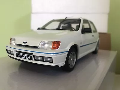 OTTO 1:18 Scale Resin Model Car -  Ford Fiesta Mk3 XR2i . Frozen White (OT967) • £99.95