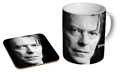 David Bowie Live On - Coffee / Tea Mug And Coaster Gift Set • £9.99