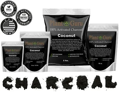 Activated Charcoal Powder Organic 100% Natural Food Grade Bulk Teeth Whitening • $12.95