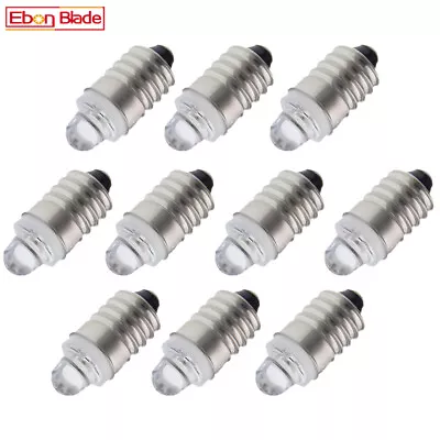 10 X Warm White E10 Screw LED Bulb Mini Light Torch Flashlight Pen Bike Bulb 3V • $8.99