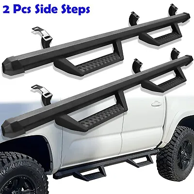 For 2005-2023 TOYOTA Tacoma Double Cab 3  Side Step Drop Bar Running Board BCKA • $168.85