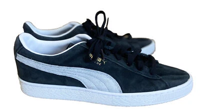 $19.99 • Buy Puma Suede Leather Black And Gold Size 11 Us
