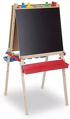 New Melissa & Doug Deluxe Standing Art Easel Dry-Erase Board Chalkboard  Gift • $64