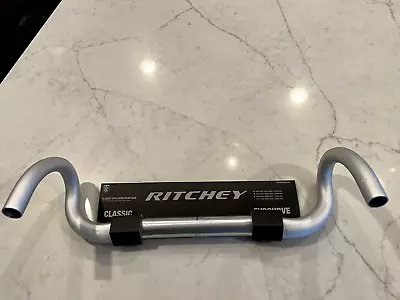 Ritchey Classic Evocurve Road Bar 44cm X 128 Drop Silver • $41