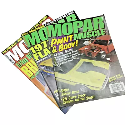 Lot Of 3 Mopar Muscle Magazine 2001 Jan Feb & Mar • $14