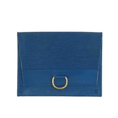 Vintage Louis Vuitton M52715 Iena Toledo Blue 32 Epi Clutch Bag. • $260