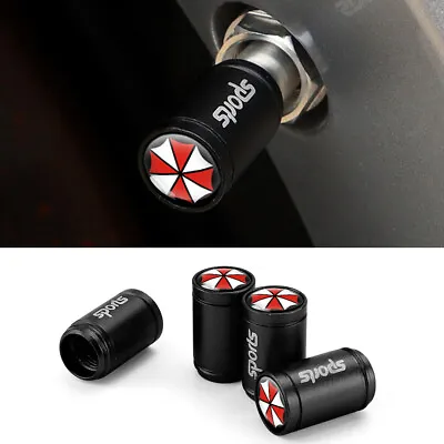 4pcs Resident Evil Umbrella Emblem Car Tire Air Valve Stem Cover Valve Dust Cap • $14.14