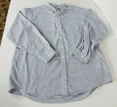 LL Bean Long Sleeve Checks Button Down Shirt Men Size XL Runs Big • $9.99