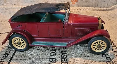 Vintage Japan 1925 Mercedes Benz Tin Friction Toy Car Convertible 10   • $30