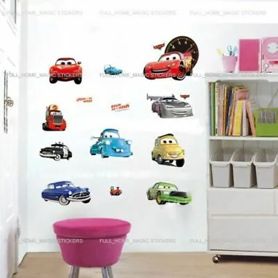 £5.99 • Buy Boys Bedroom Disney Cars Wall Stickers Baby Nursery Decal Self Adhesive Sticker