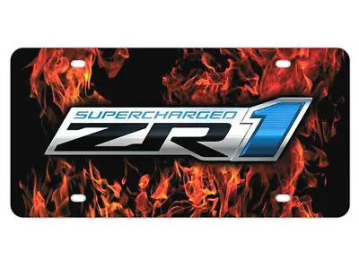 Corvette License Plate Sign With C6 ZR1 Supercharger Logo • $33.15