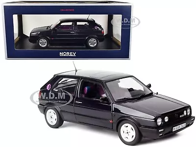 1991 Volkswagen Golf Gti  Fire & Ice  Dark Purple 1/18 Diecast By Norev 188558 • $84.99