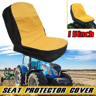 $27.49 • Buy Universal Upholstered Comfort Pad Lawn Mower Tractor Seat Cover Storage Bag