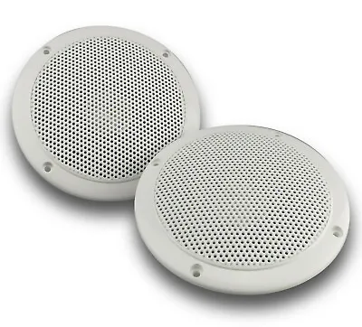 Marine Speakers White Waterproof 5.25 Inch 135mm IP65 Spa • £27.35