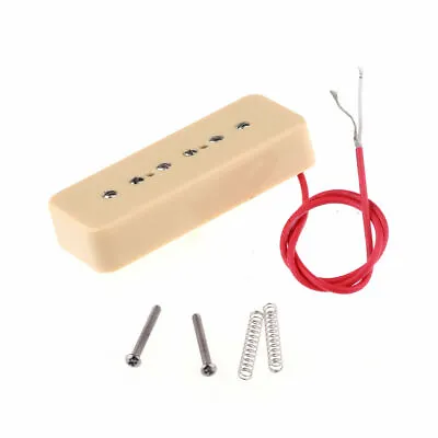 New Pickup Soapbar P90 - Bridge Cream - Ceramics -for Guitar Les Paul Sg • $49.45