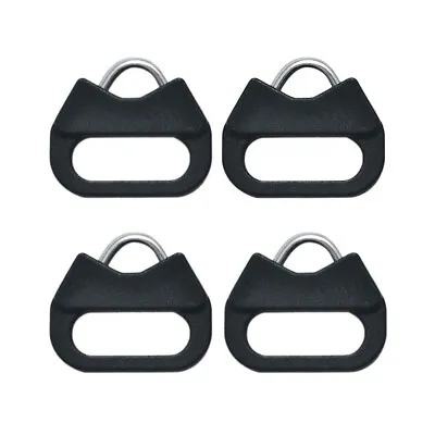 4 X D-Ring Connectors For Camera Straps. Triangular Split Rings For Nikon Etc • £3.99