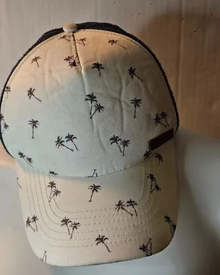 Oneil Adjustable Strap Hat Palm Tree Print Mesh Breathable  • $20