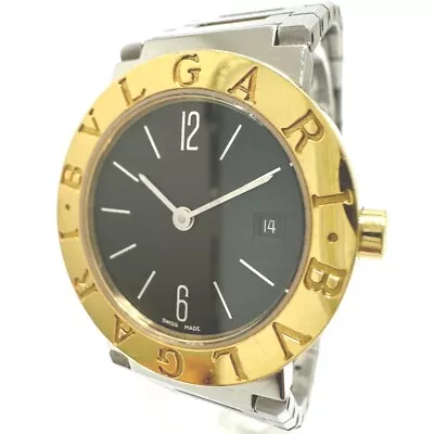 BVLGARI BB26SGD Bulgari Bulgari Date Quartz Wristwatch SS/YG Silver/Gold • $1785