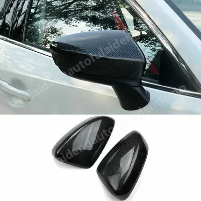 For Mazda 6 Atenza 2014-2017 Carbon Fiber Look Rearview Side Mirror Cover Trim • $35.29