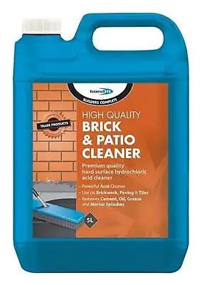 £9.85 • Buy Bond It Brick & Patio Cleaner Acid Cement Concrete Garage Floors Oil Grease 5L