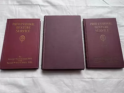 Vintage Practical Dental Metallurgy/Professional Denture Service Volumes I&II • $45.95