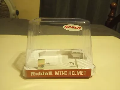 Riddell NCAA (SPEED) Mini Helmet Retail Display Case Empty Container Box (NEW) • $7