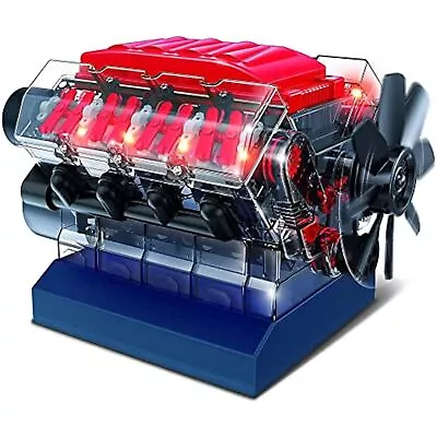 Playz V8 Combustion Engine Model Kit That Runs - Build Your Own STEM Mini • $75.04