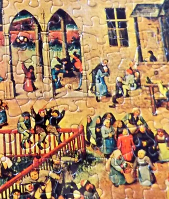 Vtg Springbok Jigsaw Puzzle Children's Games Pieter Brueghel Art 1969 Complete • $19.88