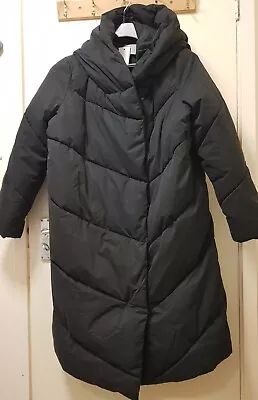 Womens Coats-Shower Resistant Extra Warm- Fleece Lining Black Size 16/eu44...F&F • £46