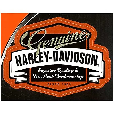 25117 Harley-Davidson Genuine 4  X 5  Vintage Aged  Look Badge Decal • $10.90