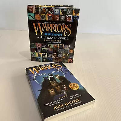 Warriors: The Ultimate Guide & Enter The Clans 2 Books By Erin Hunter • $34.50